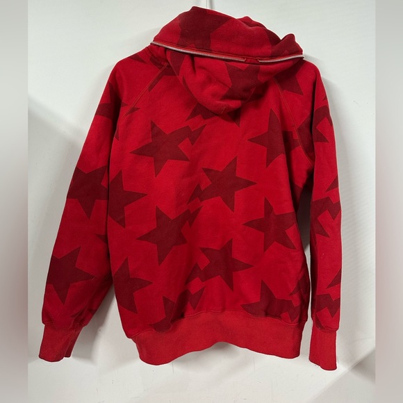 Bape Red Camo Hoodie Full Zip Mens Small Jacket - Picture 6 of 8